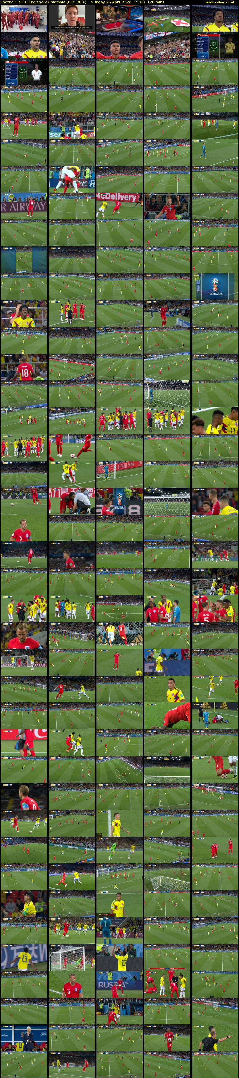 Football: 2018 England v Colombia (BBC RB 1) Sunday 26 April 2020 15:00 - 17:00