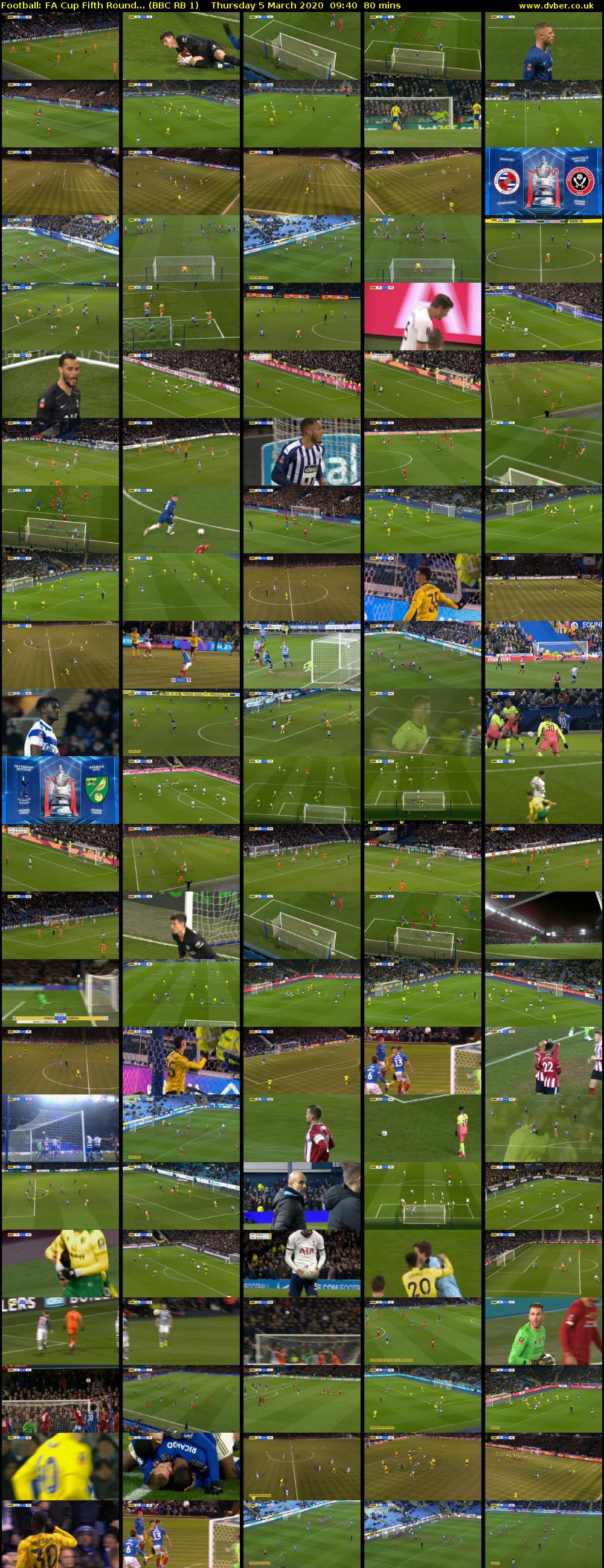 Football: FA Cup Fifth Round... (BBC RB 1) Thursday 5 March 2020 09:40 - 11:00