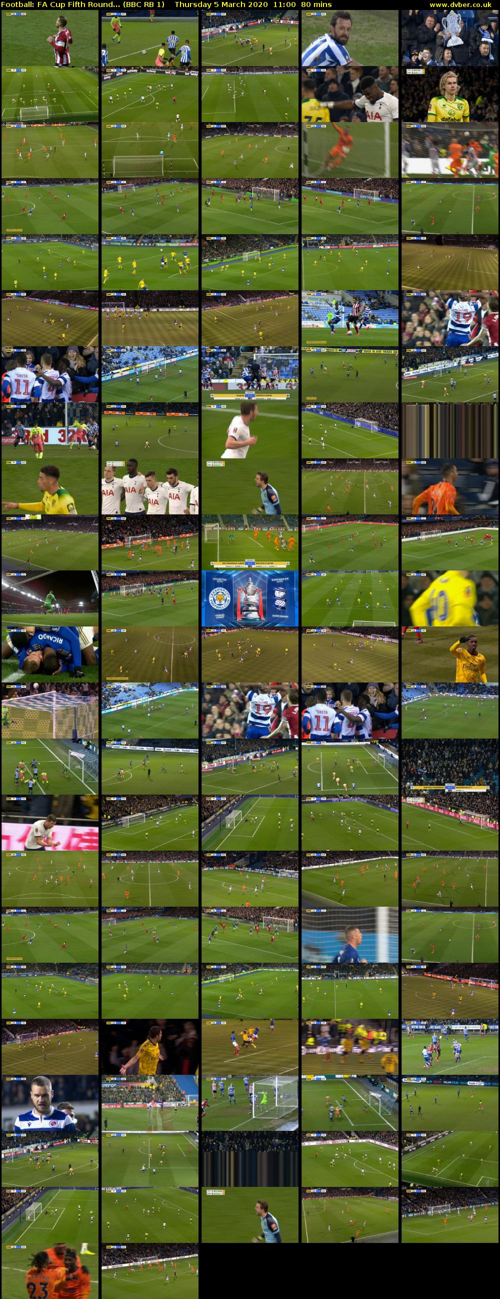 Football: FA Cup Fifth Round... (BBC RB 1) Thursday 5 March 2020 11:00 - 12:20