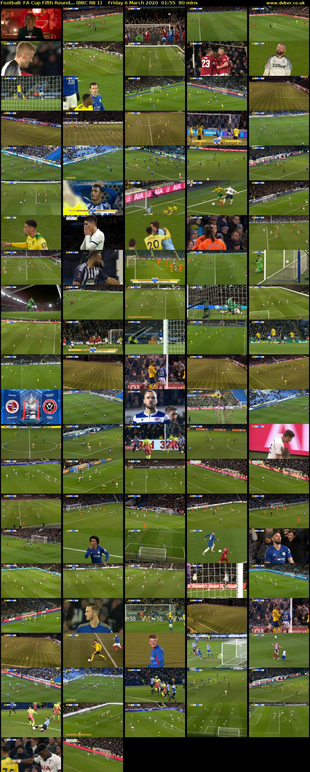Football: FA Cup Fifth Round... (BBC RB 1) Friday 6 March 2020 01:55 - 03:15
