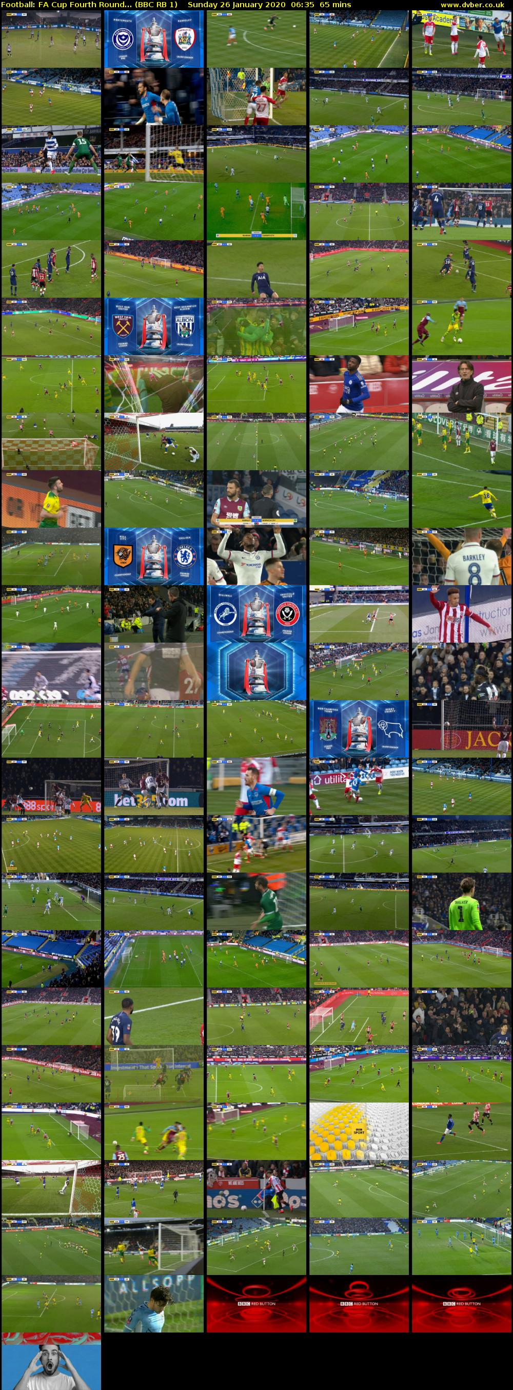 Football: FA Cup Fourth Round... (BBC RB 1) Sunday 26 January 2020 06:35 - 07:40