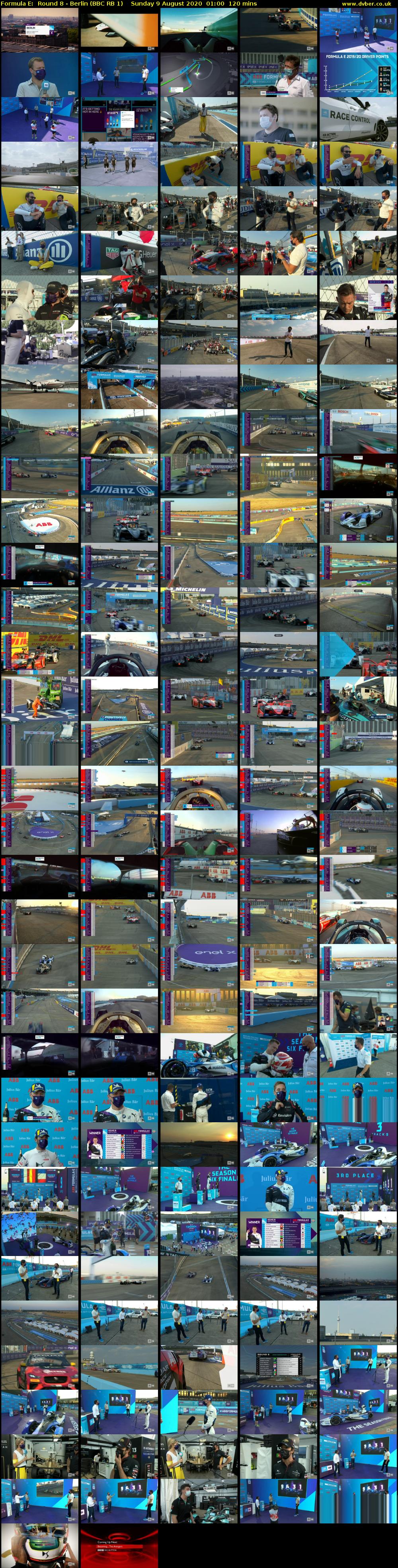 Formula E:  Round 8 - Berlin (BBC RB 1) Sunday 9 August 2020 01:00 - 03:00