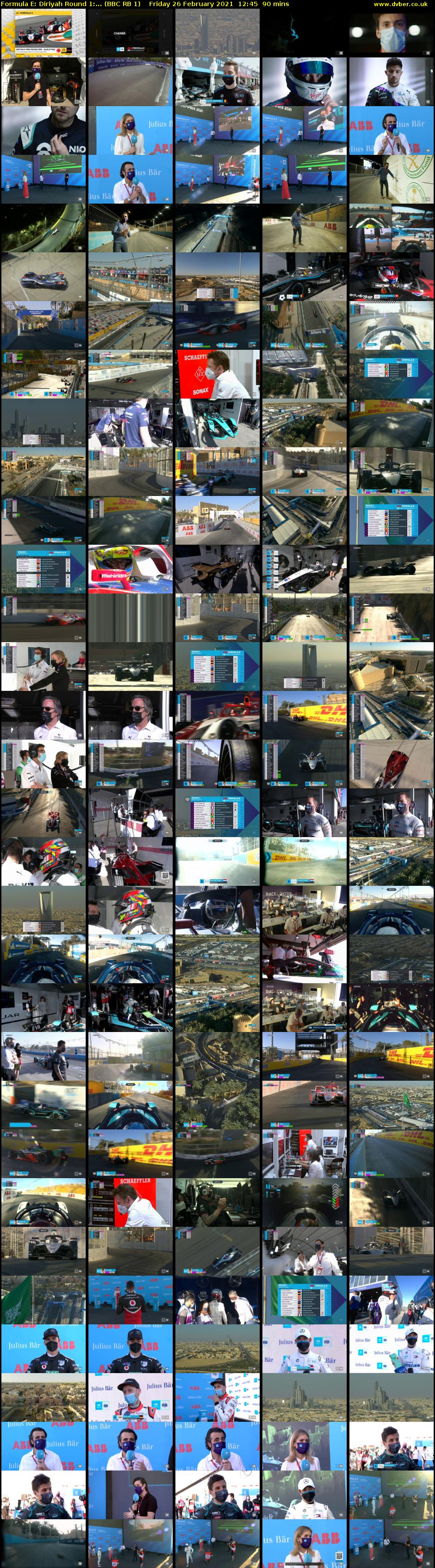 Formula E: Diriyah Round 1:... (BBC RB 1) Friday 26 February 2021 12:45 - 14:15