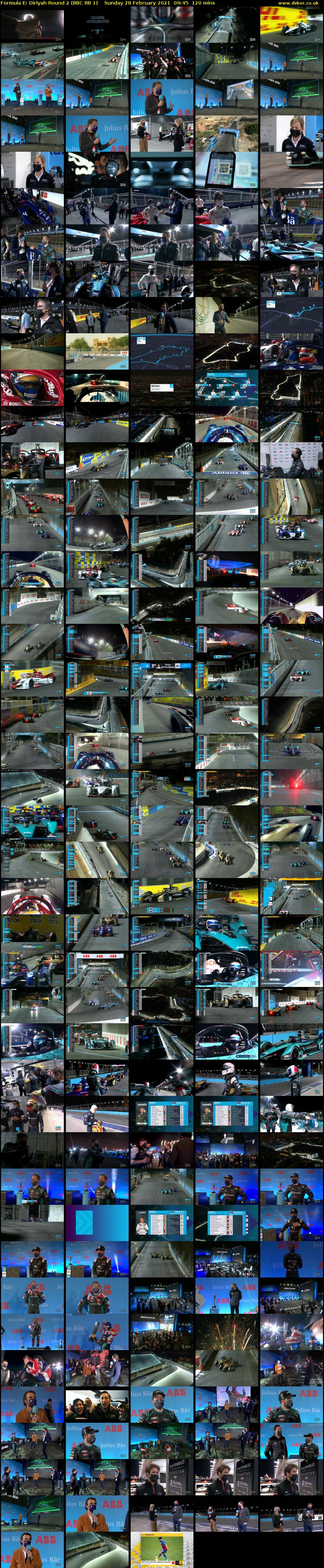 Formula E: Diriyah Round 2 (BBC RB 1) Sunday 28 February 2021 09:45 - 11:45
