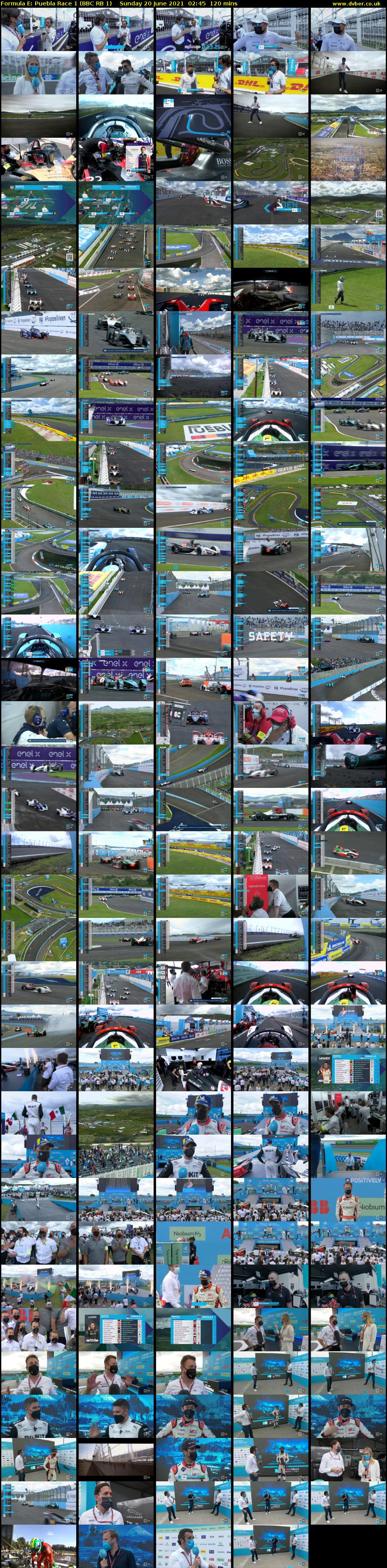 Formula E: Puebla Race 1 (BBC RB 1) Sunday 20 June 2021 02:45 - 04:45