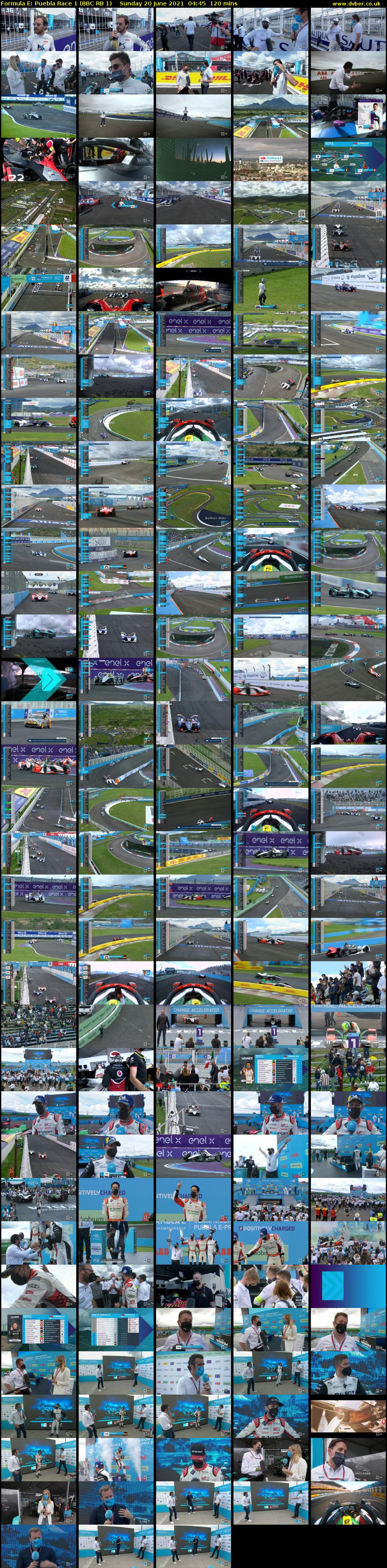 Formula E: Puebla Race 1 (BBC RB 1) Sunday 20 June 2021 04:45 - 06:45