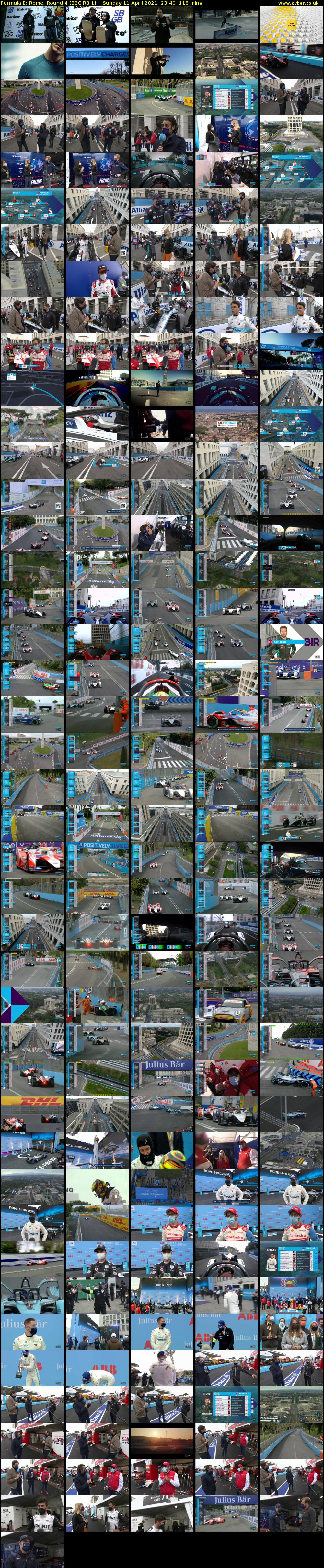 Formula E: Rome, Round 4 (BBC RB 1) Sunday 11 April 2021 23:40 - 01:38