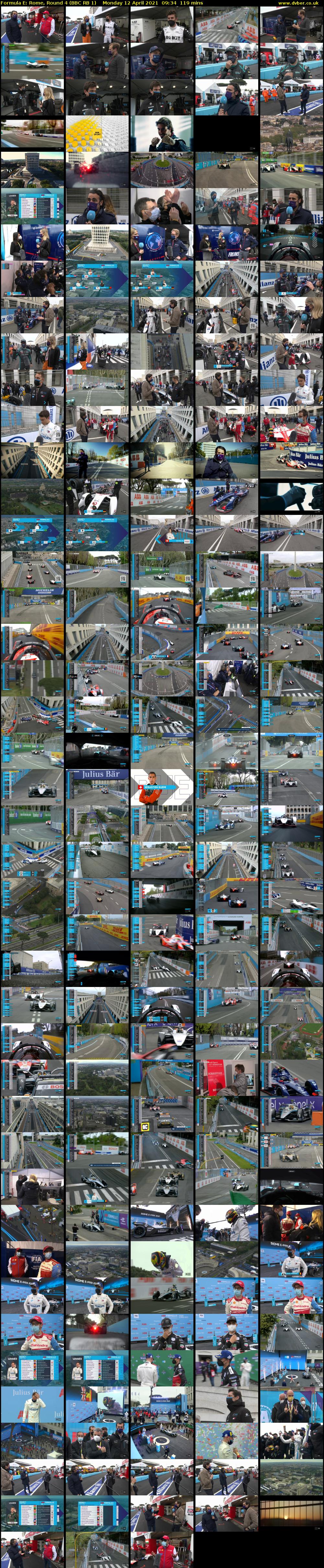 Formula E: Rome, Round 4 (BBC RB 1) Monday 12 April 2021 09:34 - 11:33