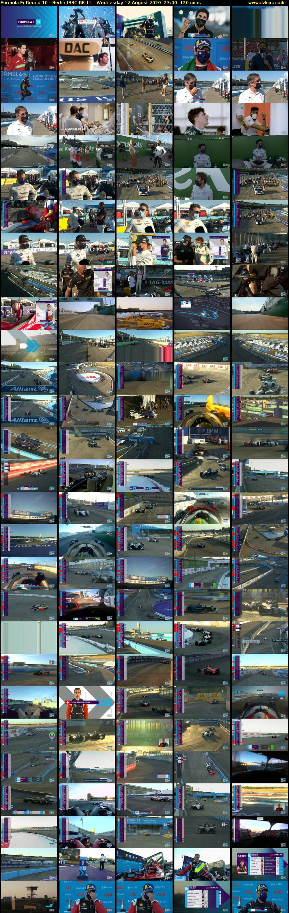 Formula E: Round 10 - Berlin (BBC RB 1) Wednesday 12 August 2020 23:00 - 01:00