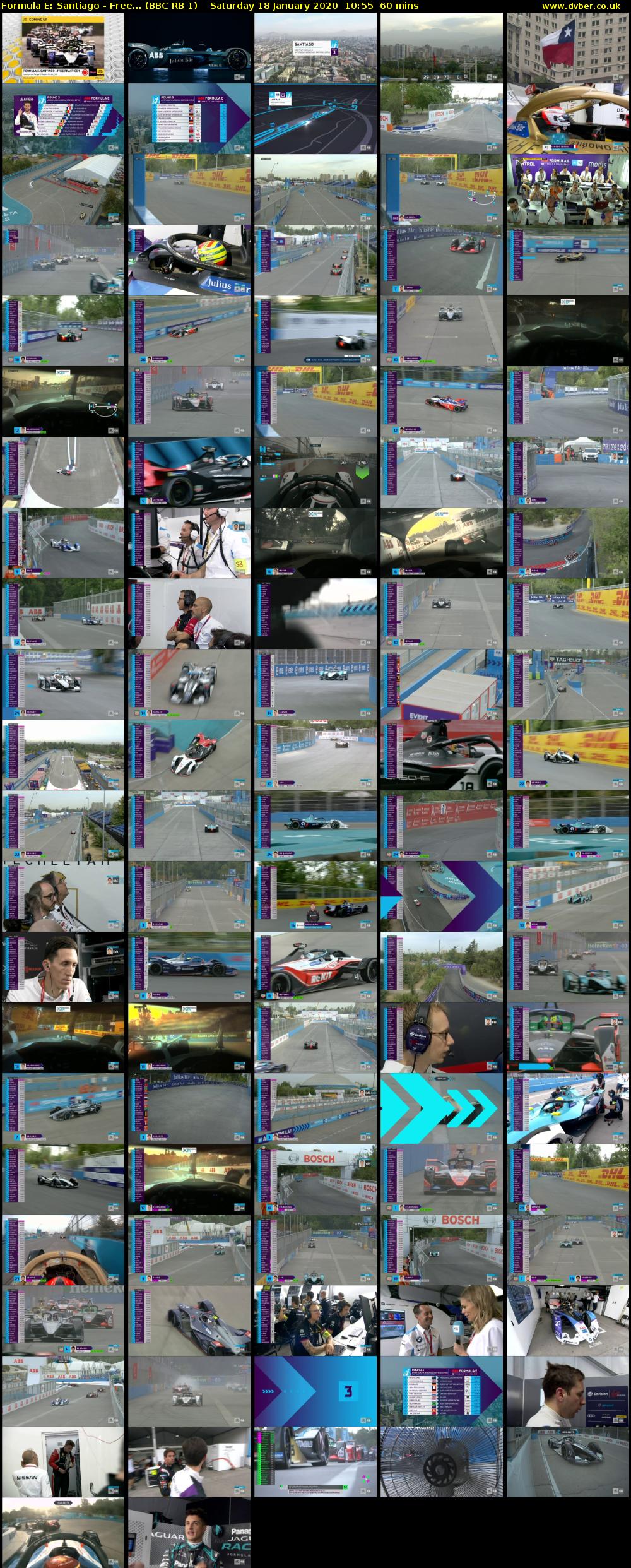 Formula E: Santiago - Free... (BBC RB 1) Saturday 18 January 2020 10:55 - 11:55