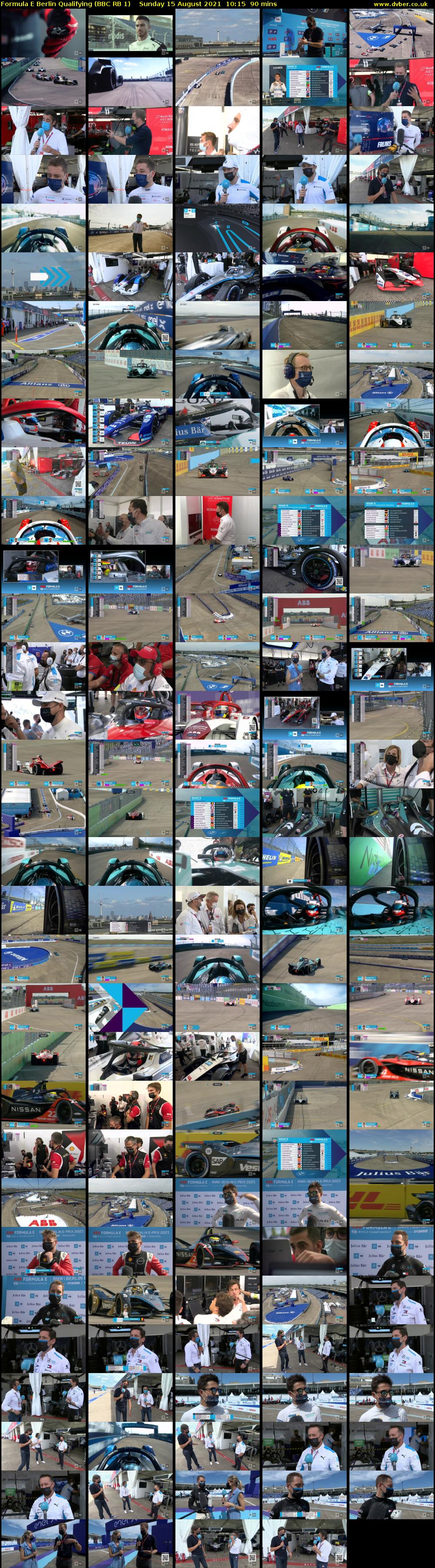 Formula E Berlin Qualifying (BBC RB 1) Sunday 15 August 2021 10:15 - 11:45