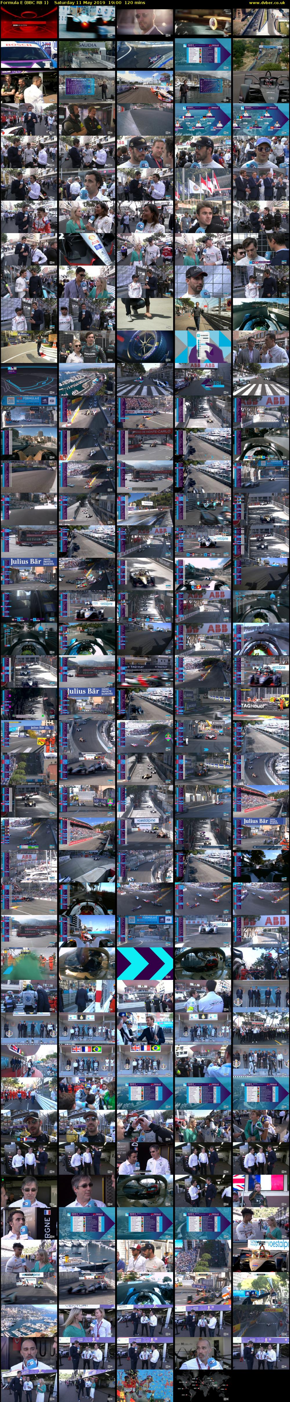 Formula E (BBC RB 1) Saturday 11 May 2019 19:00 - 21:00