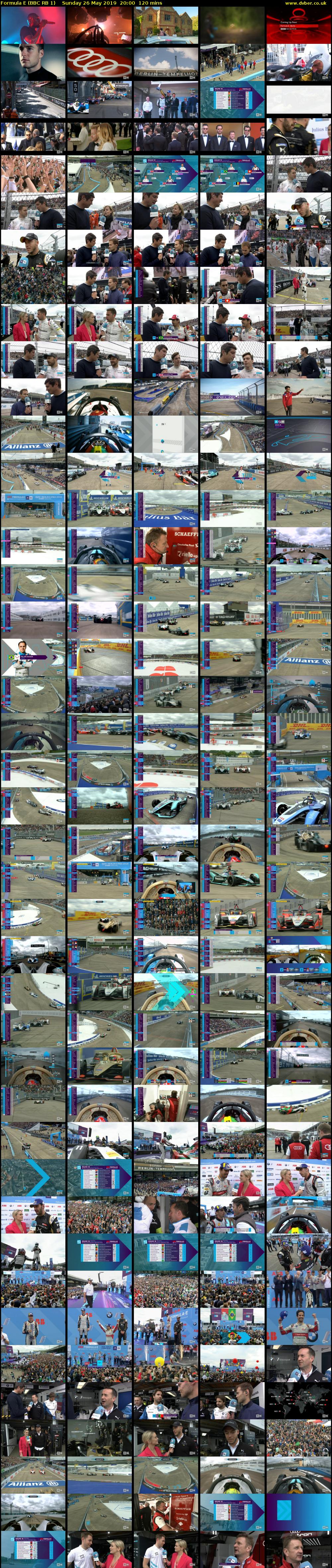 Formula E (BBC RB 1) Sunday 26 May 2019 20:00 - 22:00