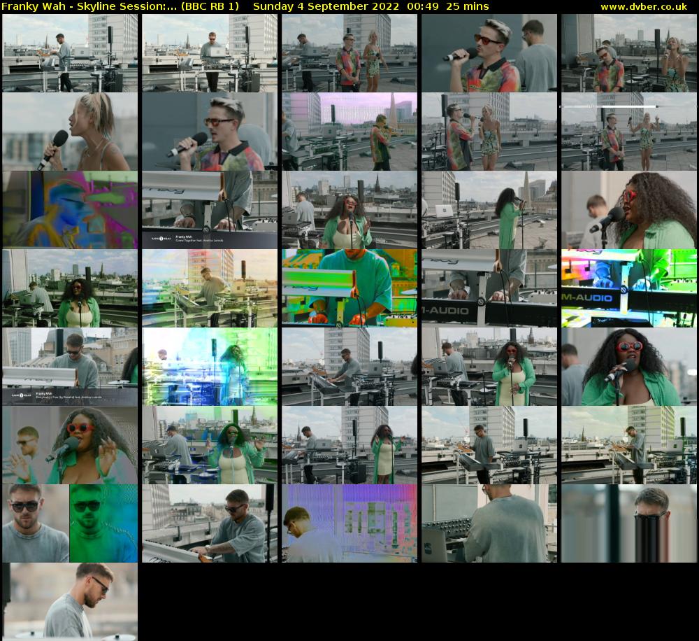 Franky Wah - Skyline Session:... (BBC RB 1) Sunday 4 September 2022 00:49 - 01:14