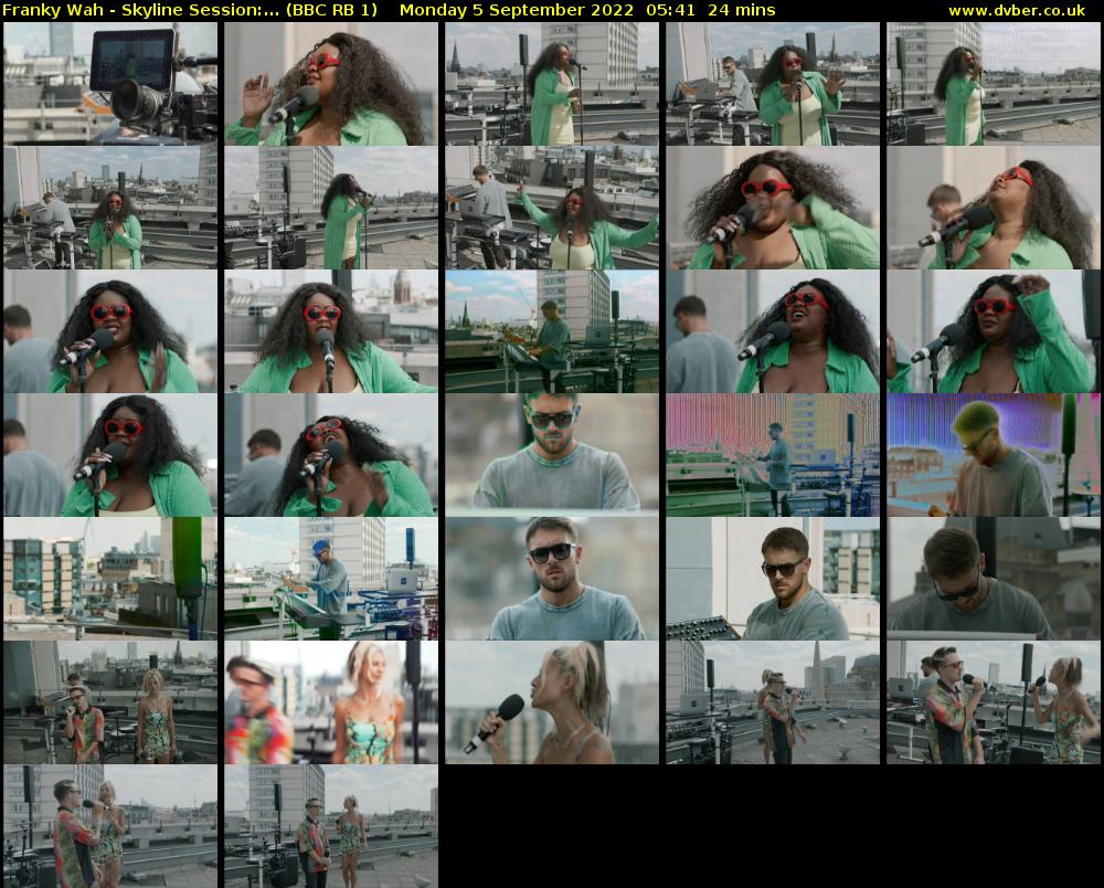 Franky Wah - Skyline Session:... (BBC RB 1) Monday 5 September 2022 05:41 - 06:05