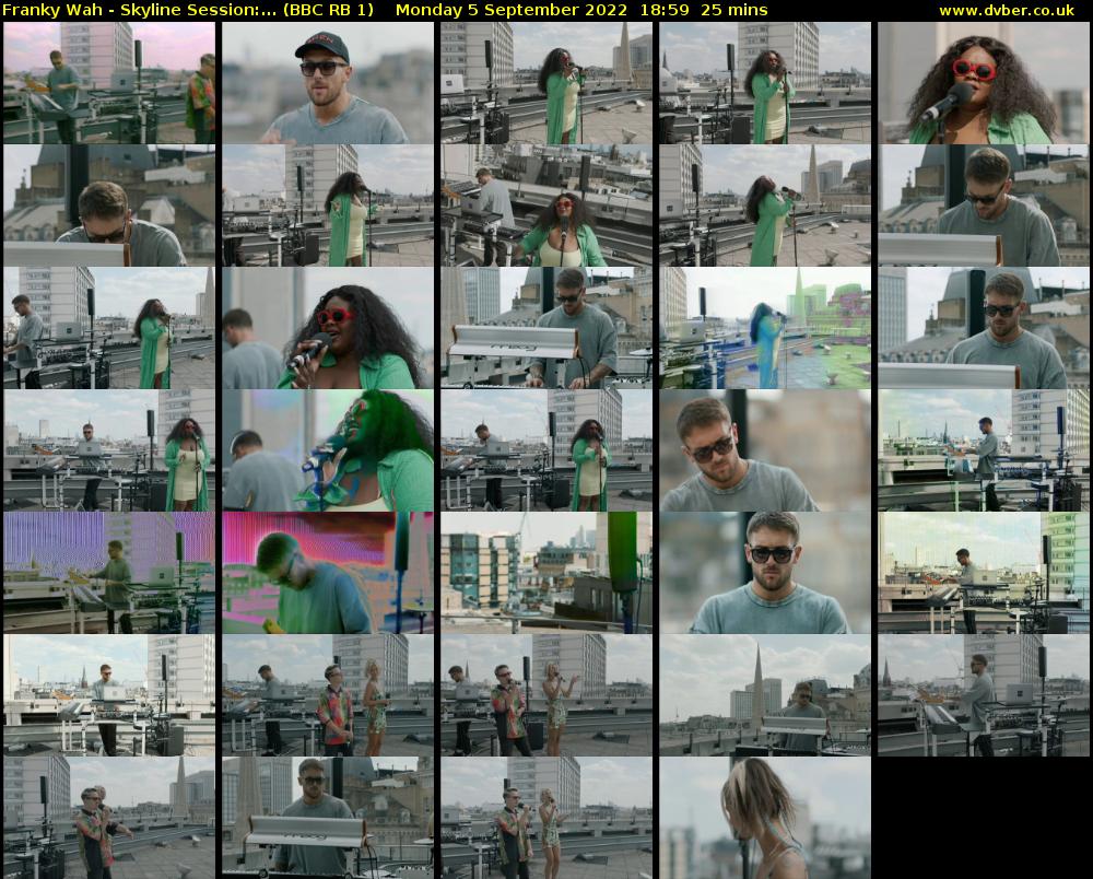 Franky Wah - Skyline Session:... (BBC RB 1) Monday 5 September 2022 18:59 - 19:24