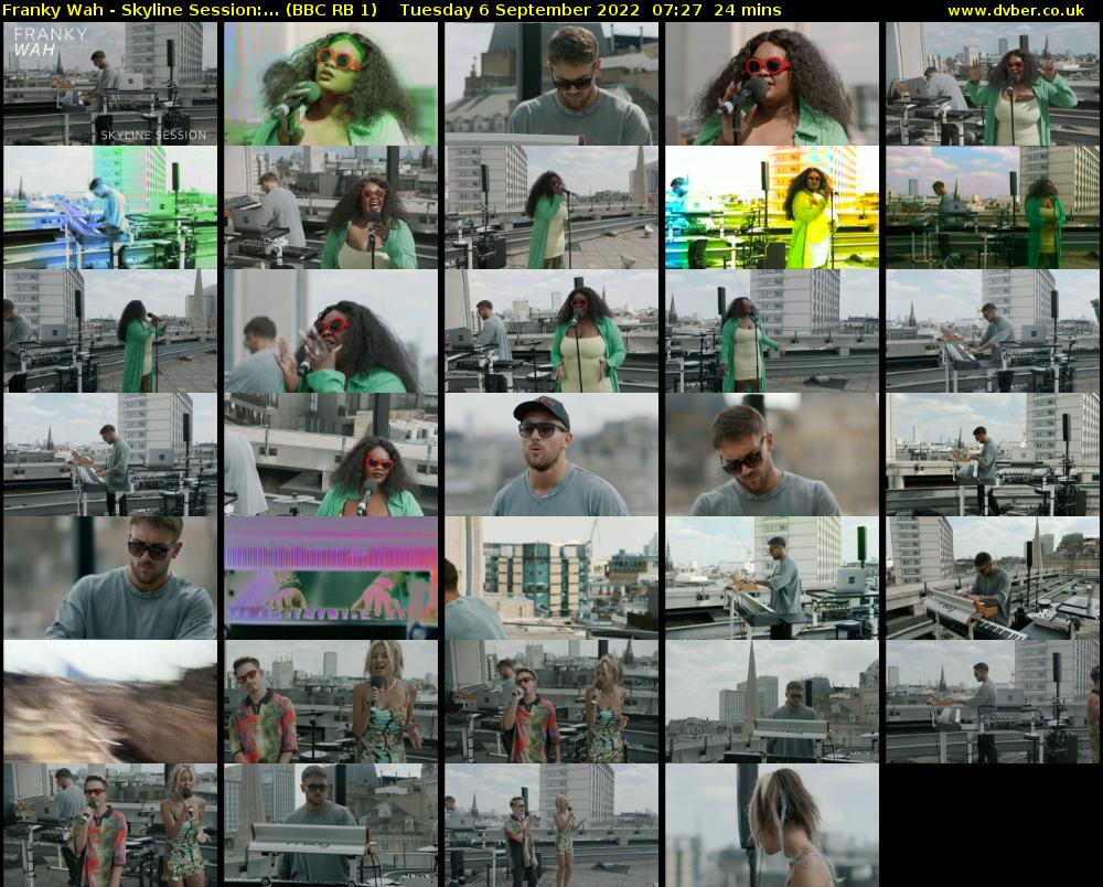 Franky Wah - Skyline Session:... (BBC RB 1) Tuesday 6 September 2022 07:27 - 07:51