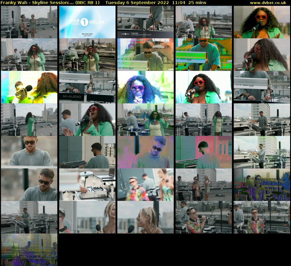 Franky Wah - Skyline Session:... (BBC RB 1) Tuesday 6 September 2022 11:04 - 11:29