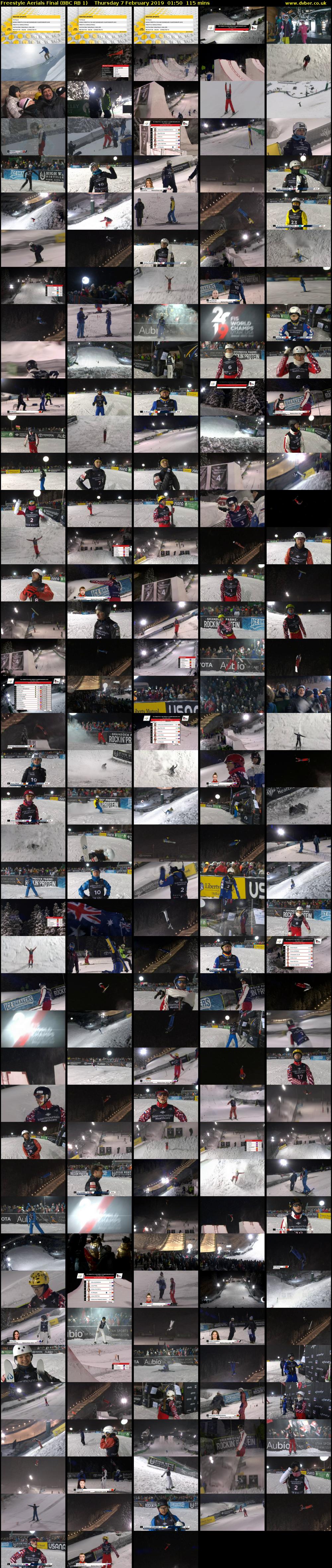 Freestyle Aerials Final (BBC RB 1) Thursday 7 February 2019 01:50 - 03:45