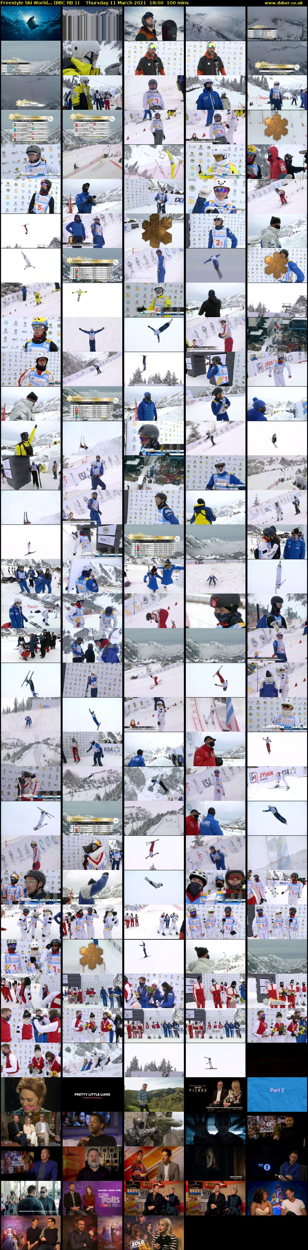 Freestyle Ski World... (BBC RB 1) Thursday 11 March 2021 18:00 - 19:40