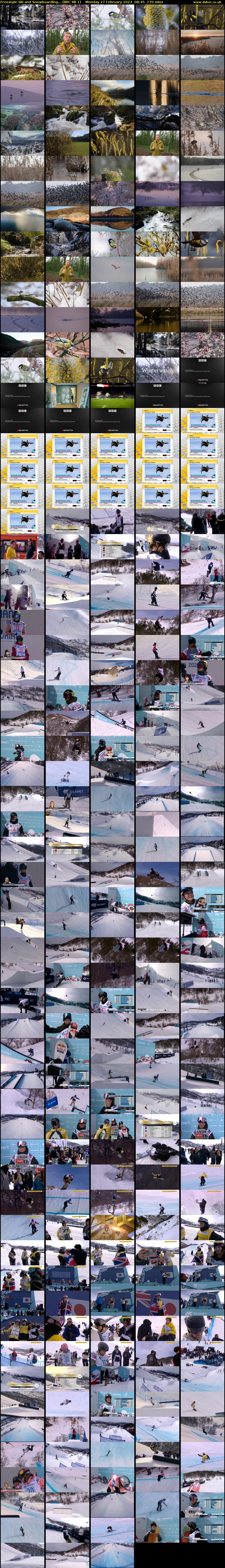 Freestyle Ski and Snowboarding... (BBC RB 1) Monday 27 February 2023 08:45 - 11:35