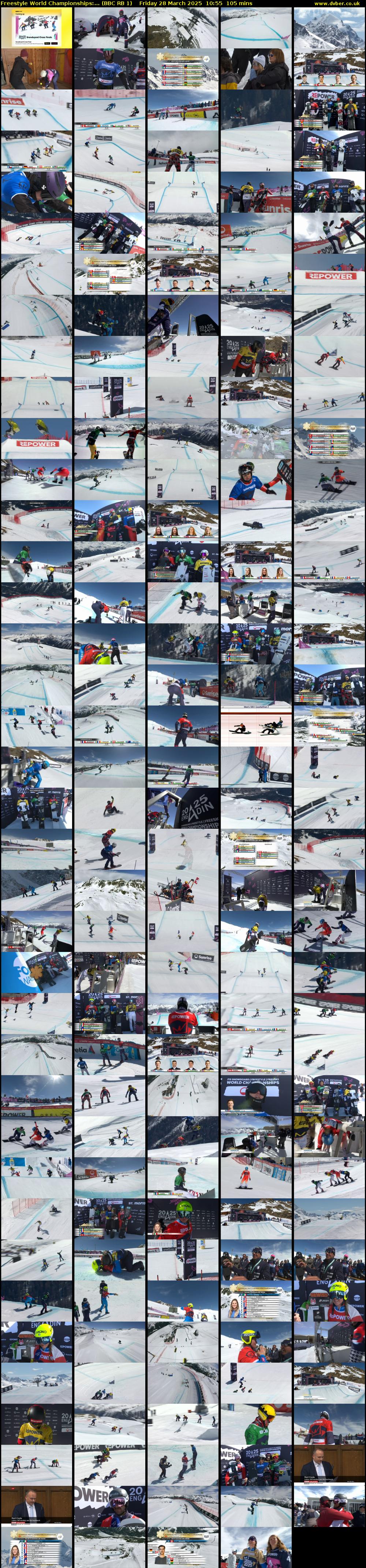 Freestyle World Championships:... (BBC RB 1) Friday 28 March 2025 10:55 - 12:40