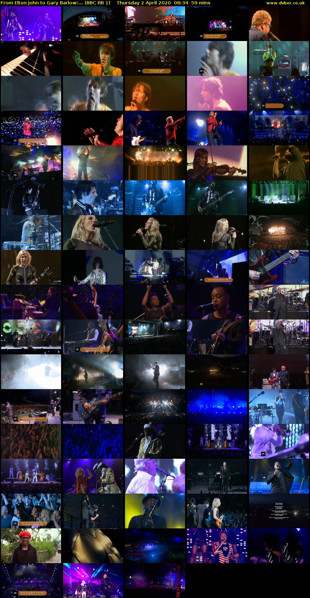 From Elton John to Gary Barlow:... (BBC RB 1) Thursday 2 April 2020 08:34 - 09:33