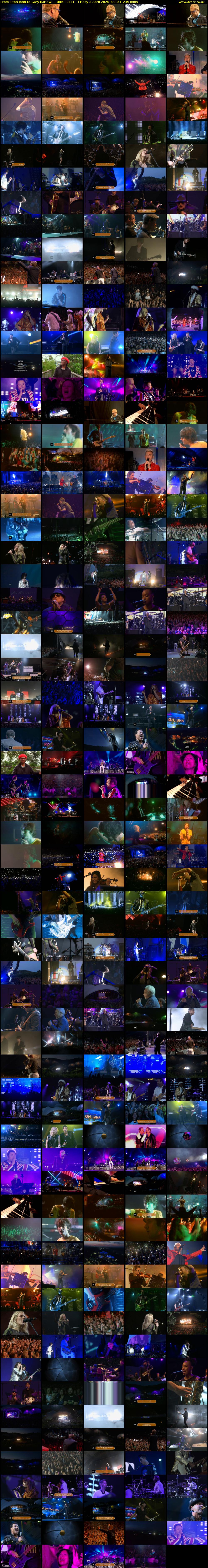 From Elton John to Gary Barlow:... (BBC RB 1) Friday 3 April 2020 09:03 - 12:58