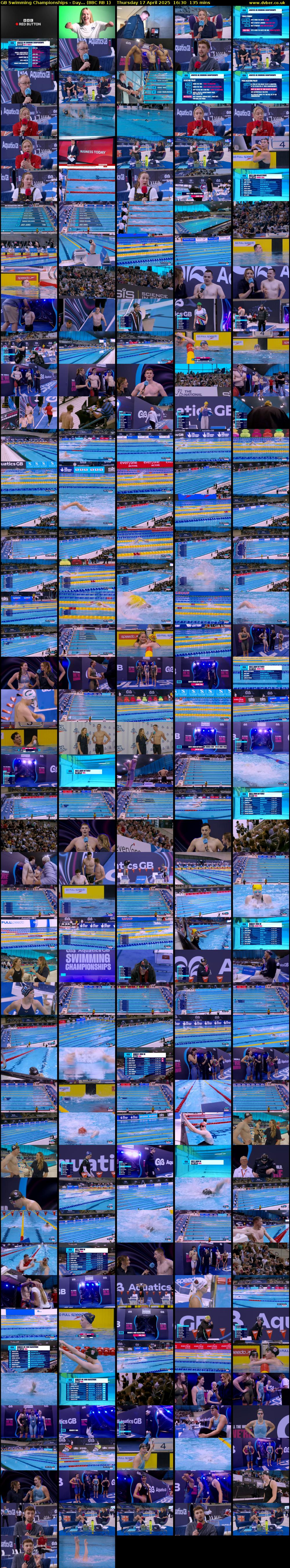 GB Swimming Championships - Day... (BBC RB 1) Thursday 17 April 2025 16:30 - 18:45