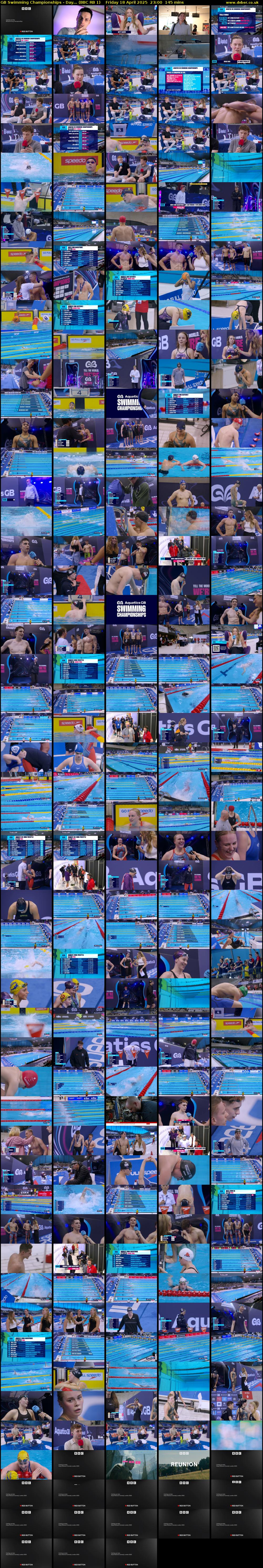 GB Swimming Championships - Day... (BBC RB 1) Friday 18 April 2025 23:00 - 01:25