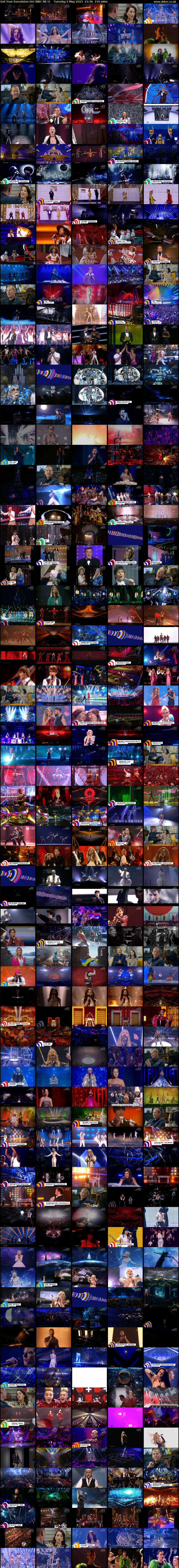 Get Your Eurovision On! (BBC RB 1) Tuesday 2 May 2023 21:36 - 01:12