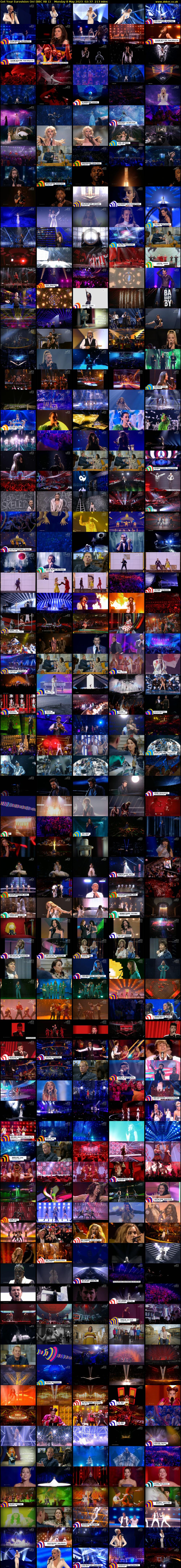 Get Your Eurovision On! (BBC RB 1) Monday 8 May 2023 02:37 - 06:10
