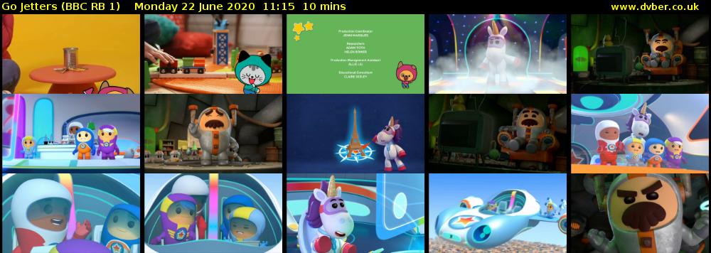 Go Jetters (BBC RB 1) Monday 22 June 2020 11:15 - 11:25