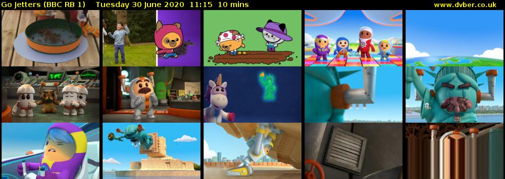 Go Jetters (BBC RB 1) Tuesday 30 June 2020 11:15 - 11:25