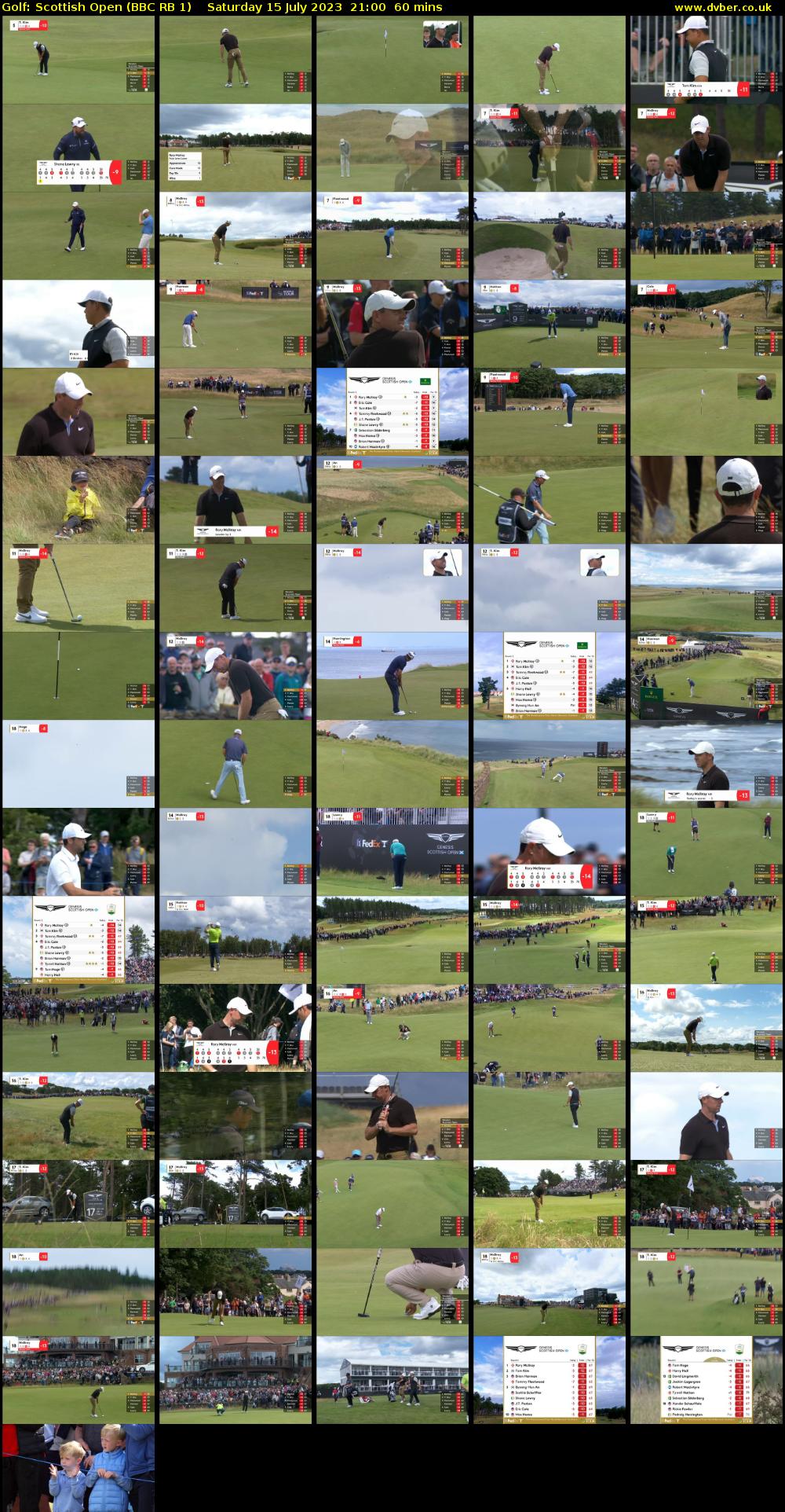 Golf: Scottish Open (BBC RB 1) Saturday 15 July 2023 21:00 - 22:00