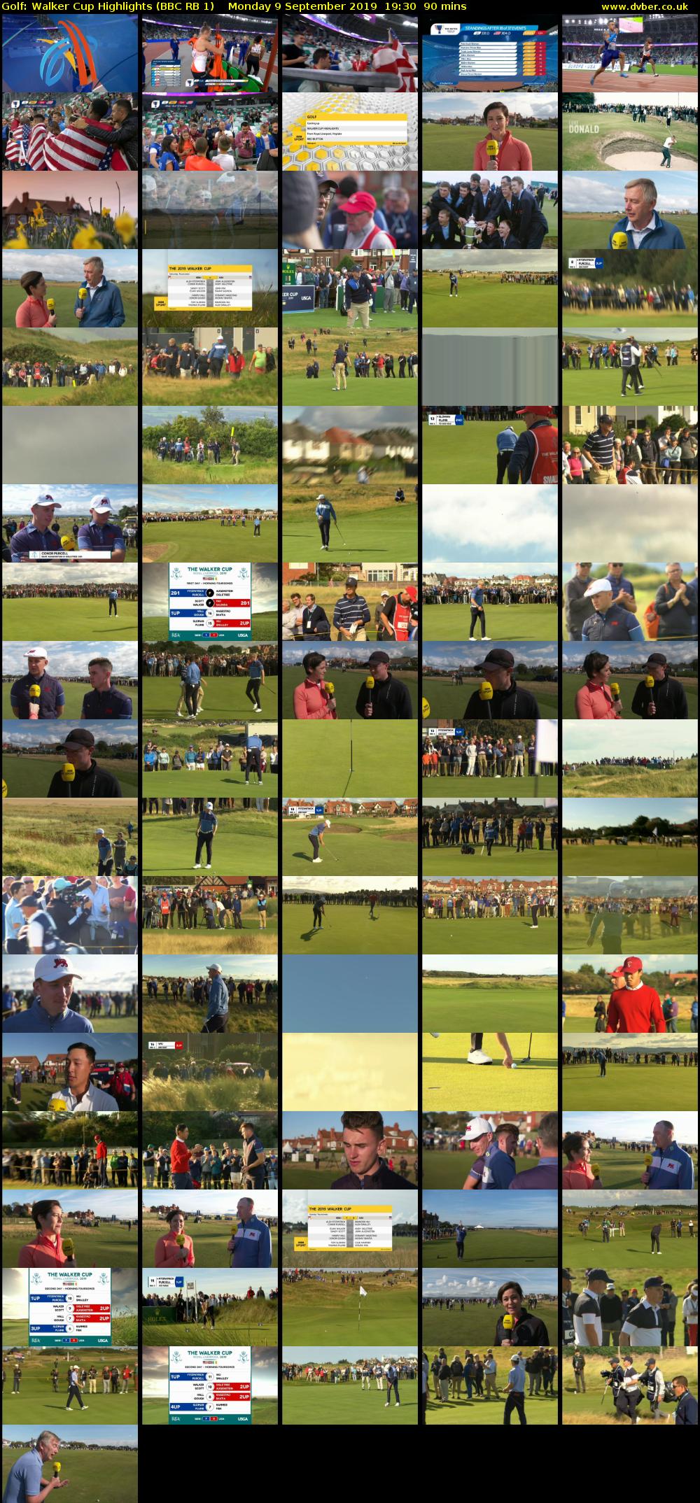 Golf: Walker Cup Highlights (BBC RB 1) Monday 9 September 2019 19:30 - 21:00
