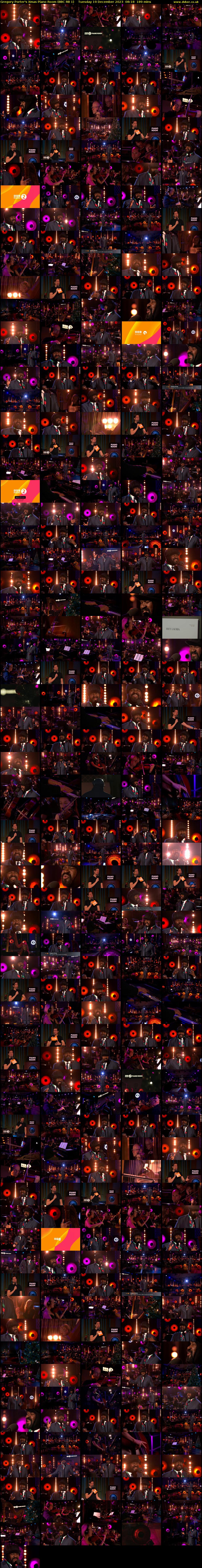 Gregory Porter's Xmas Piano Room (BBC RB 1) Tuesday 19 December 2023 08:18 - 11:27