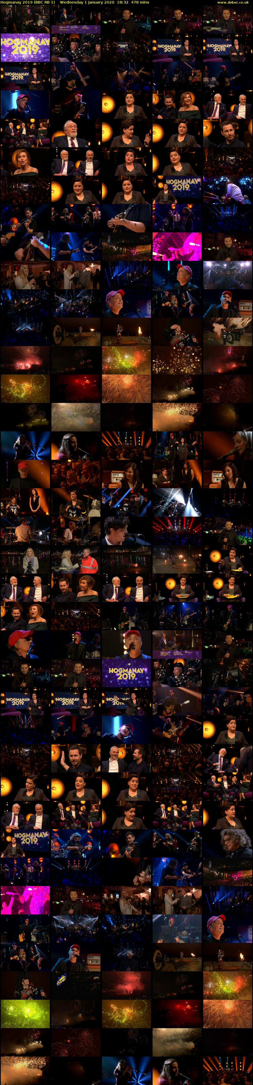 Hogmanay 2019 (BBC RB 1) Wednesday 1 January 2020 18:32 - 02:30