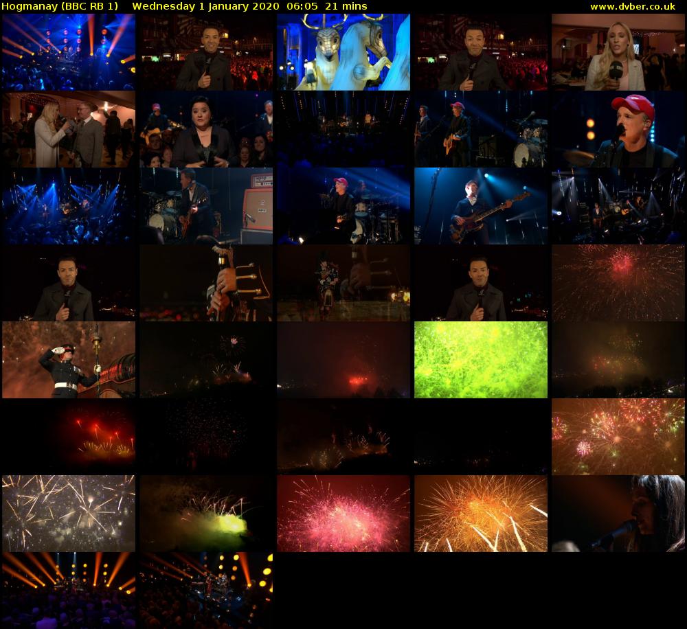 Hogmanay (BBC RB 1) Wednesday 1 January 2020 06:05 - 06:26