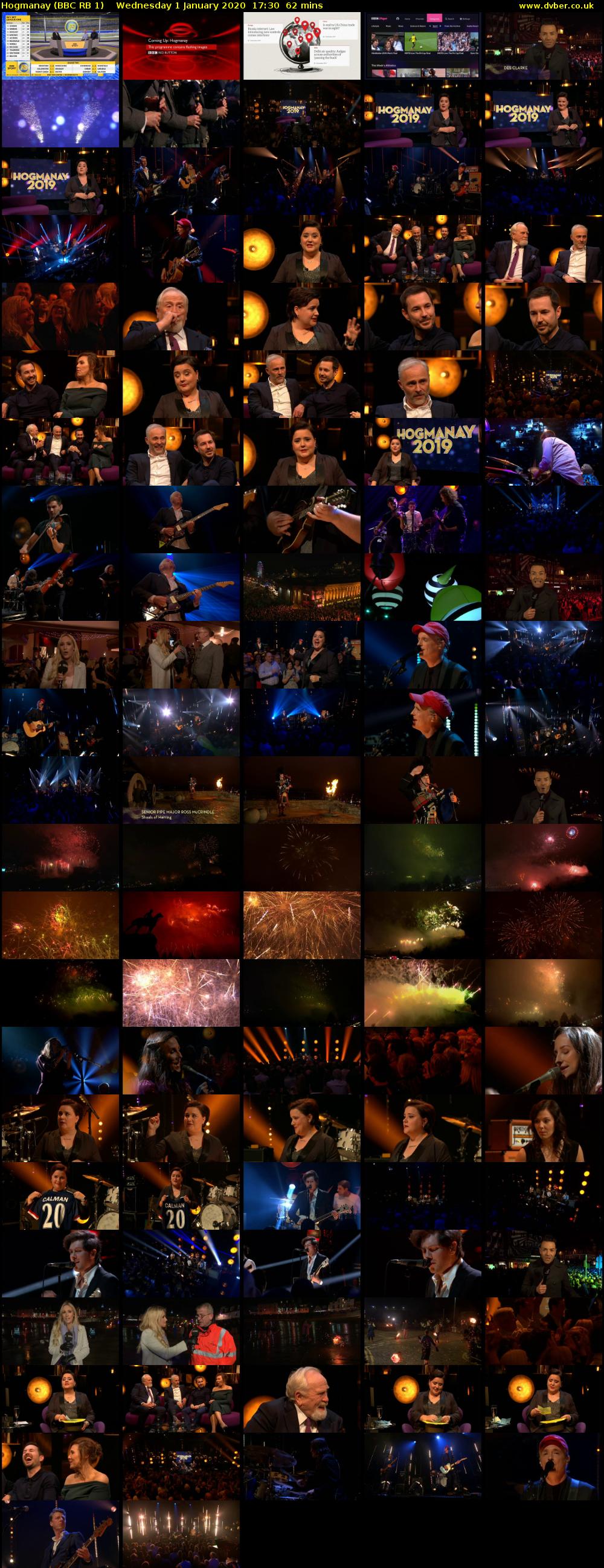 Hogmanay (BBC RB 1) Wednesday 1 January 2020 17:30 - 18:32