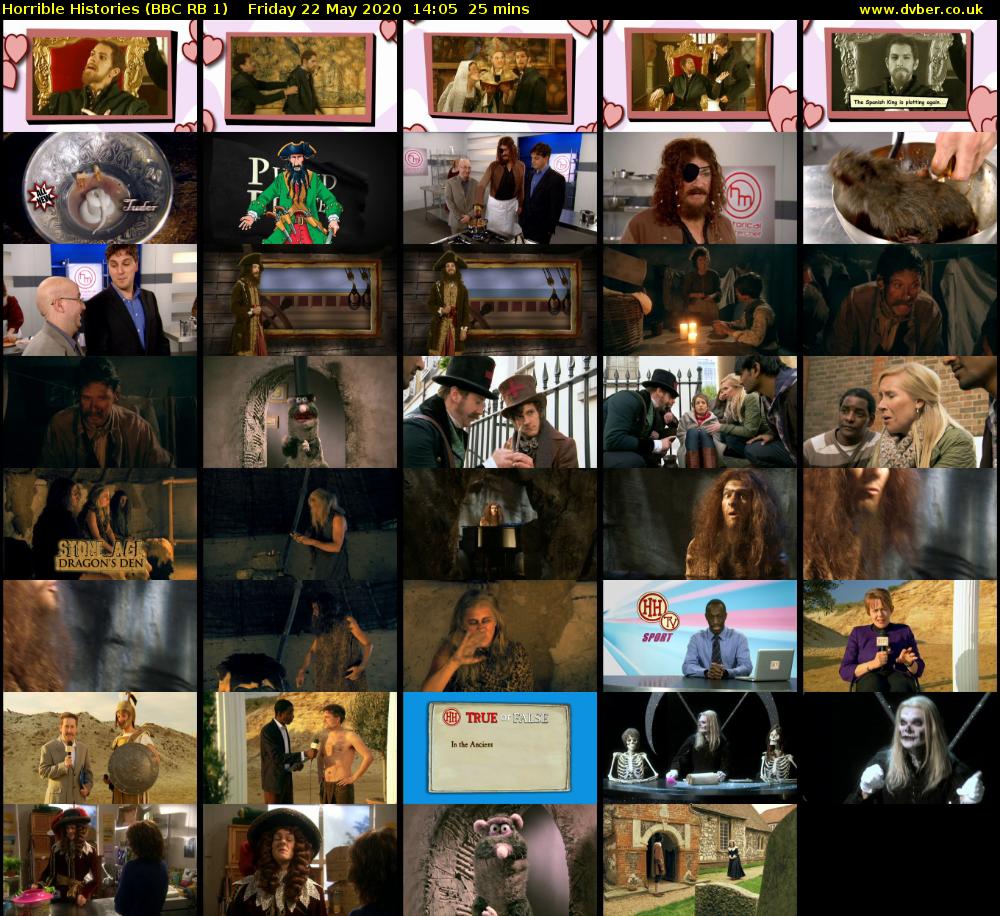 Horrible Histories (BBC RB 1) Friday 22 May 2020 14:05 - 14:30