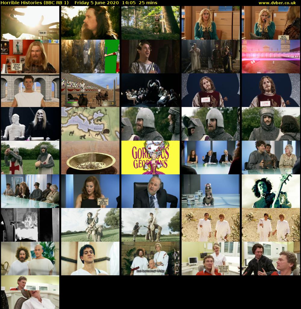 Horrible Histories (BBC RB 1) Friday 5 June 2020 14:05 - 14:30