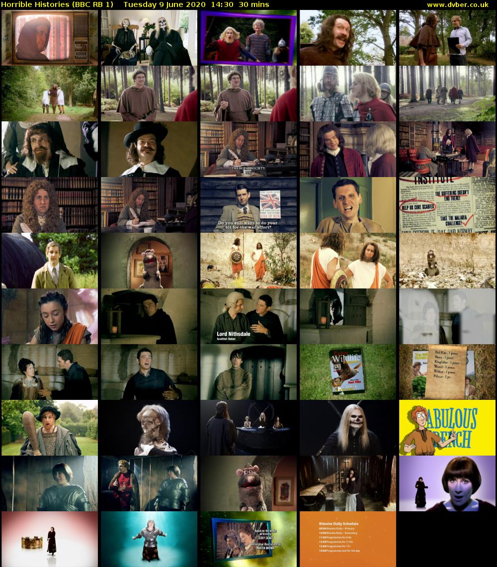 Horrible Histories (BBC RB 1) Tuesday 9 June 2020 14:30 - 15:00