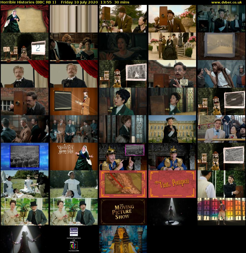 Horrible Histories (BBC RB 1) Friday 10 July 2020 13:55 - 14:25