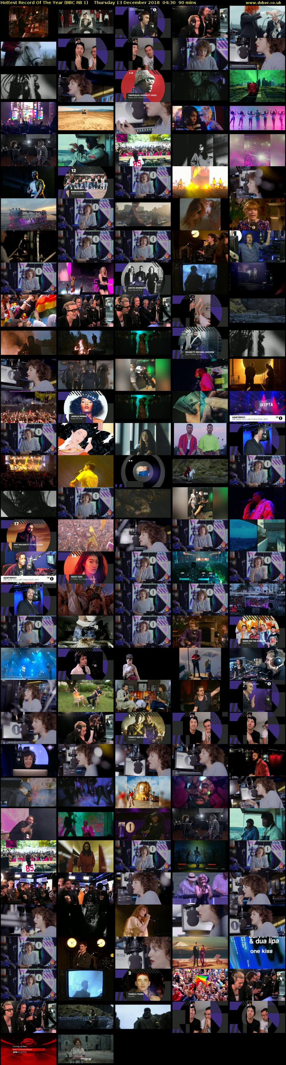 Hottest Record Of The Year (BBC RB 1) Thursday 13 December 2018 04:30 - 06:00