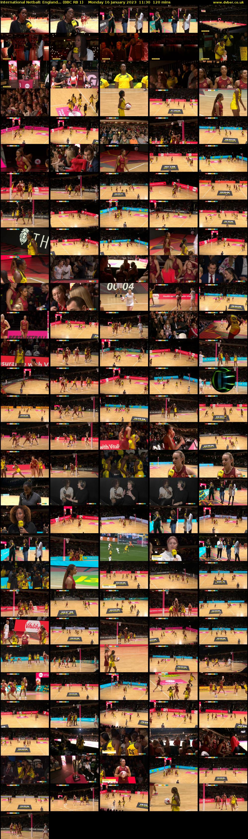 International Netball: England... (BBC RB 1) Monday 16 January 2023 11:30 - 13:30