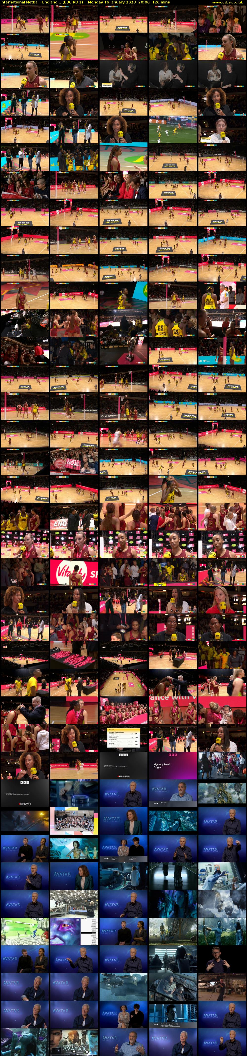 International Netball: England... (BBC RB 1) Monday 16 January 2023 20:00 - 22:00
