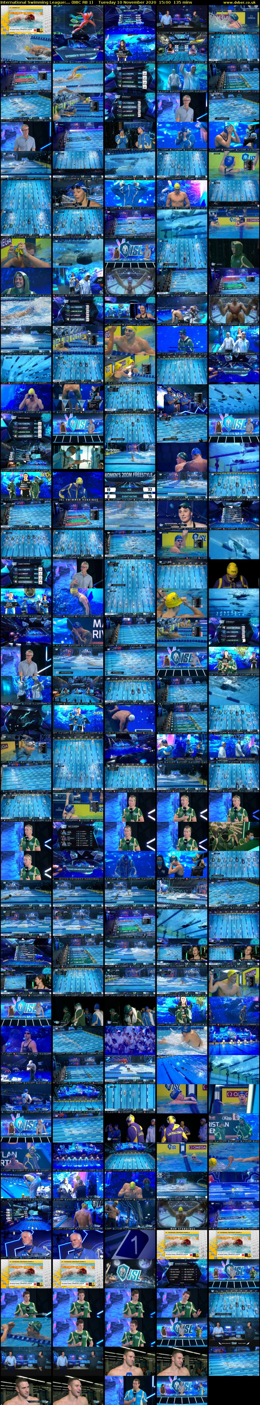 International Swimming League:... (BBC RB 1) Tuesday 10 November 2020 15:00 - 17:15