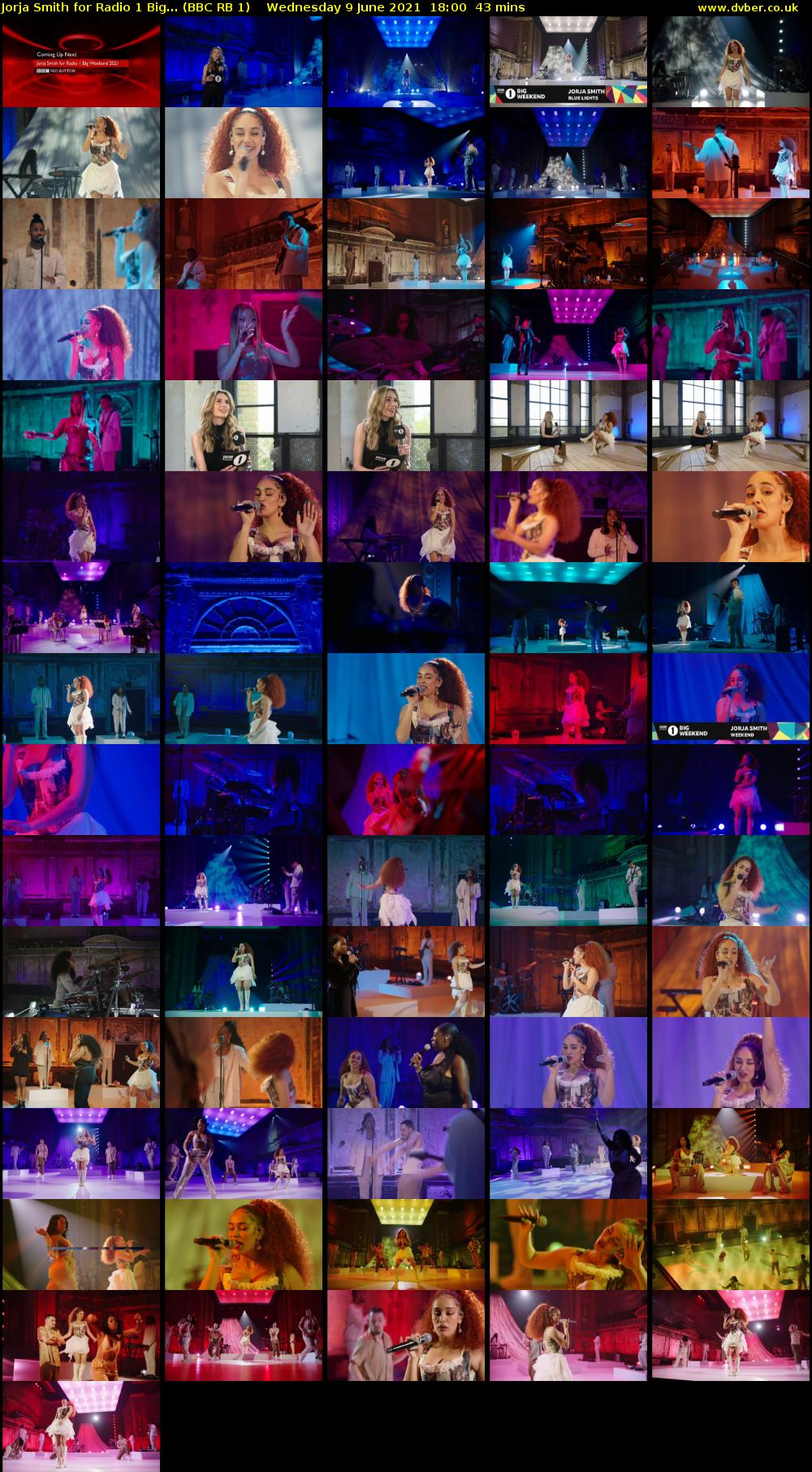 Jorja Smith for Radio 1 Big... (BBC RB 1) Wednesday 9 June 2021 18:00 - 18:43