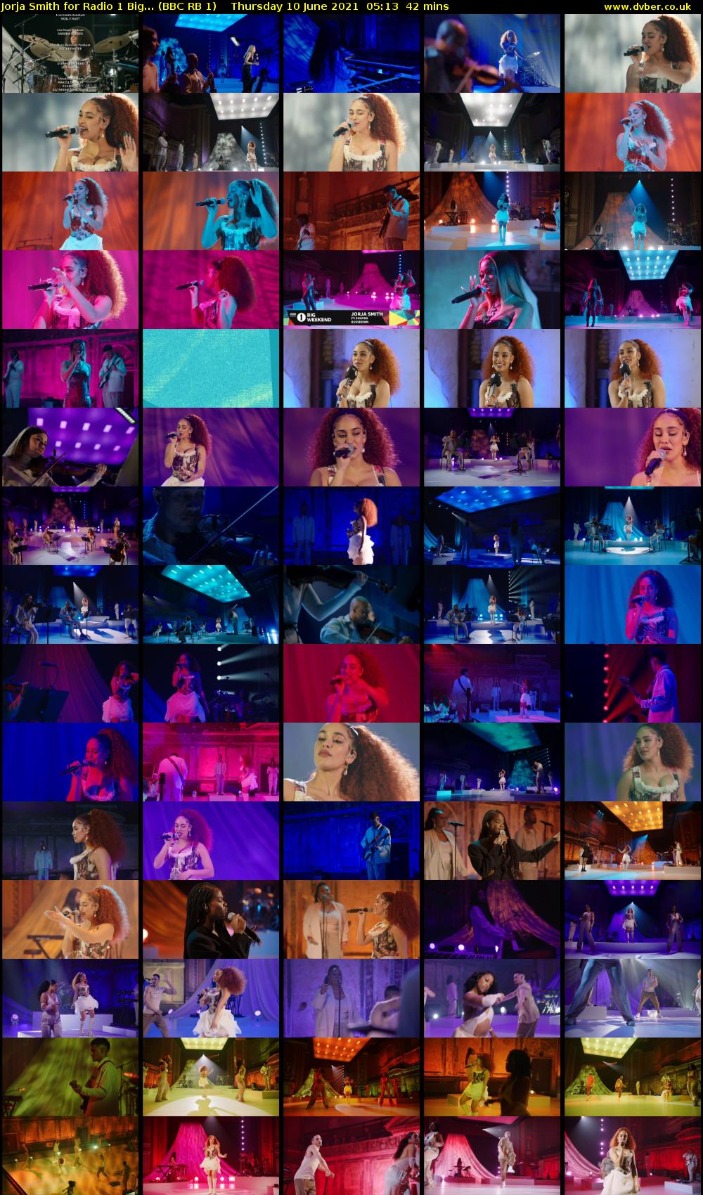 Jorja Smith for Radio 1 Big... (BBC RB 1) Thursday 10 June 2021 05:13 - 05:55